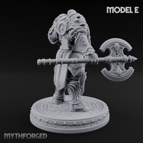 The Unseeing Holy Paladin Order E Miniature for Dungeons and Dragons, Pathfinder or other TTRPGs