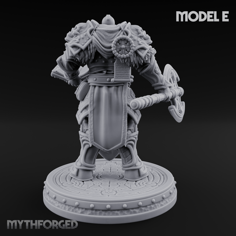 The Unseeing Holy Paladin Order E Miniature for Dungeons and Dragons, Pathfinder or other TTRPGs