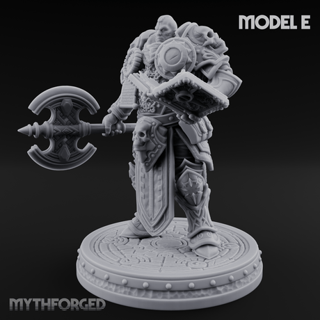 The Unseeing Holy Paladin Order E Miniature for Dungeons and Dragons, Pathfinder or other TTRPGs