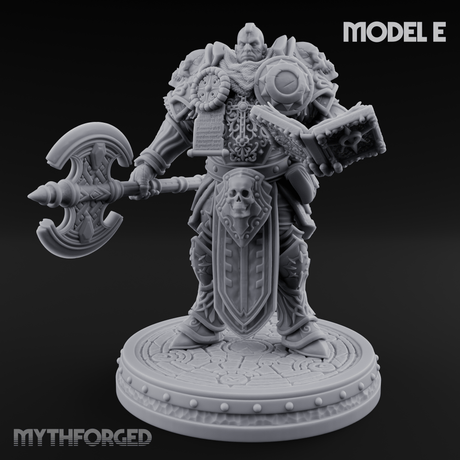 The Unseeing Holy Paladin Order E Miniature for Dungeons and Dragons, Pathfinder or other TTRPGs