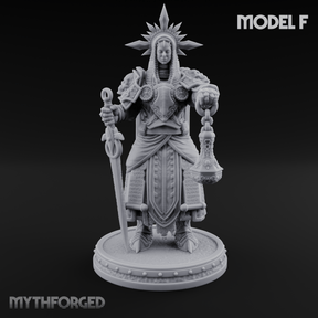 The Unseeing Holy Paladin Order F Miniature for Dungeons and Dragons, Pathfinder or other TTRPGs