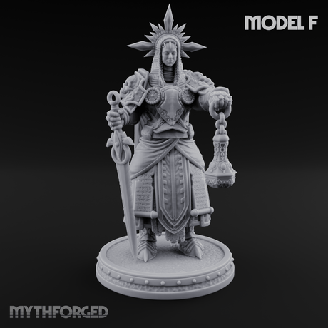The Unseeing Holy Paladin Order Miniature for Dungeons and Dragons, Pathfinder or other TTRPGs
