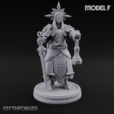The Unseeing Holy Paladin Order F Miniature for Dungeons and Dragons, Pathfinder or other TTRPGs