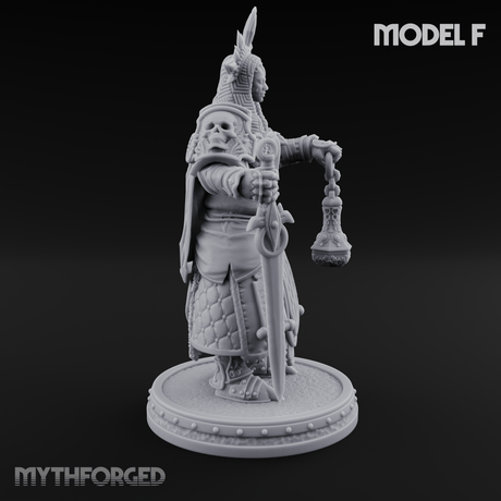 The Unseeing Holy Paladin Order F Miniature for Dungeons and Dragons, Pathfinder or other TTRPGs