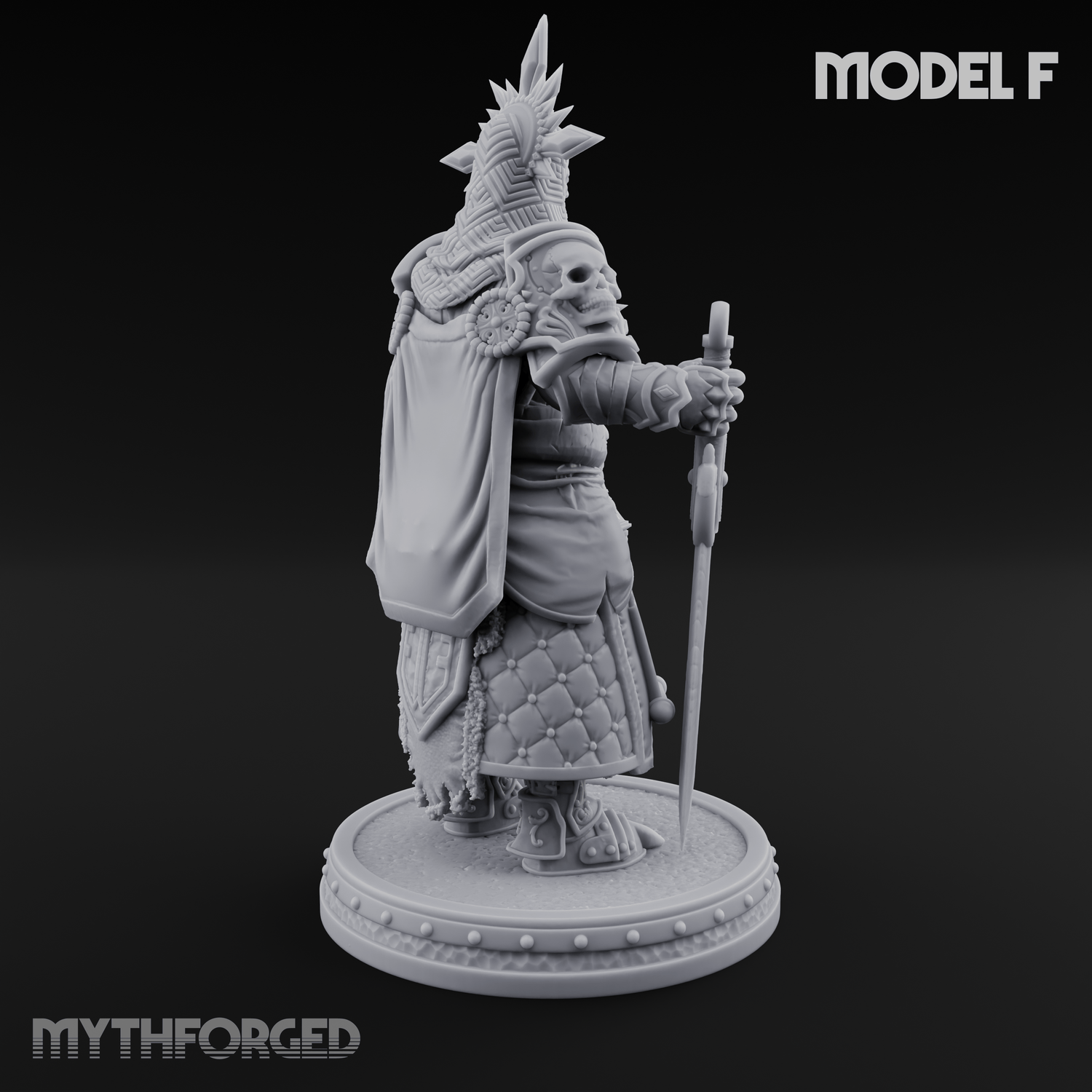 The Unseeing Holy Paladin Order F Miniature for Dungeons and Dragons, Pathfinder or other TTRPGs