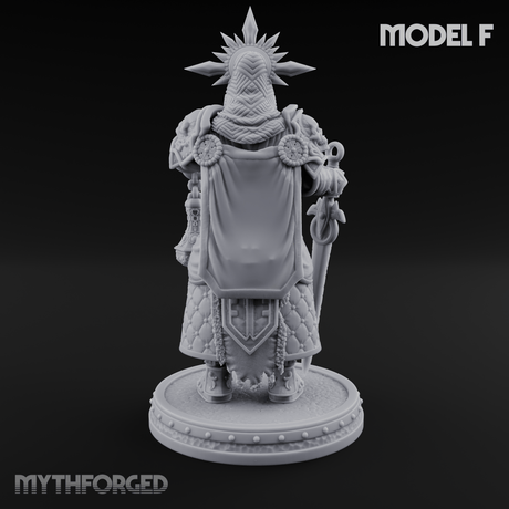 The Unseeing Holy Paladin Order F Miniature for Dungeons and Dragons, Pathfinder or other TTRPGs