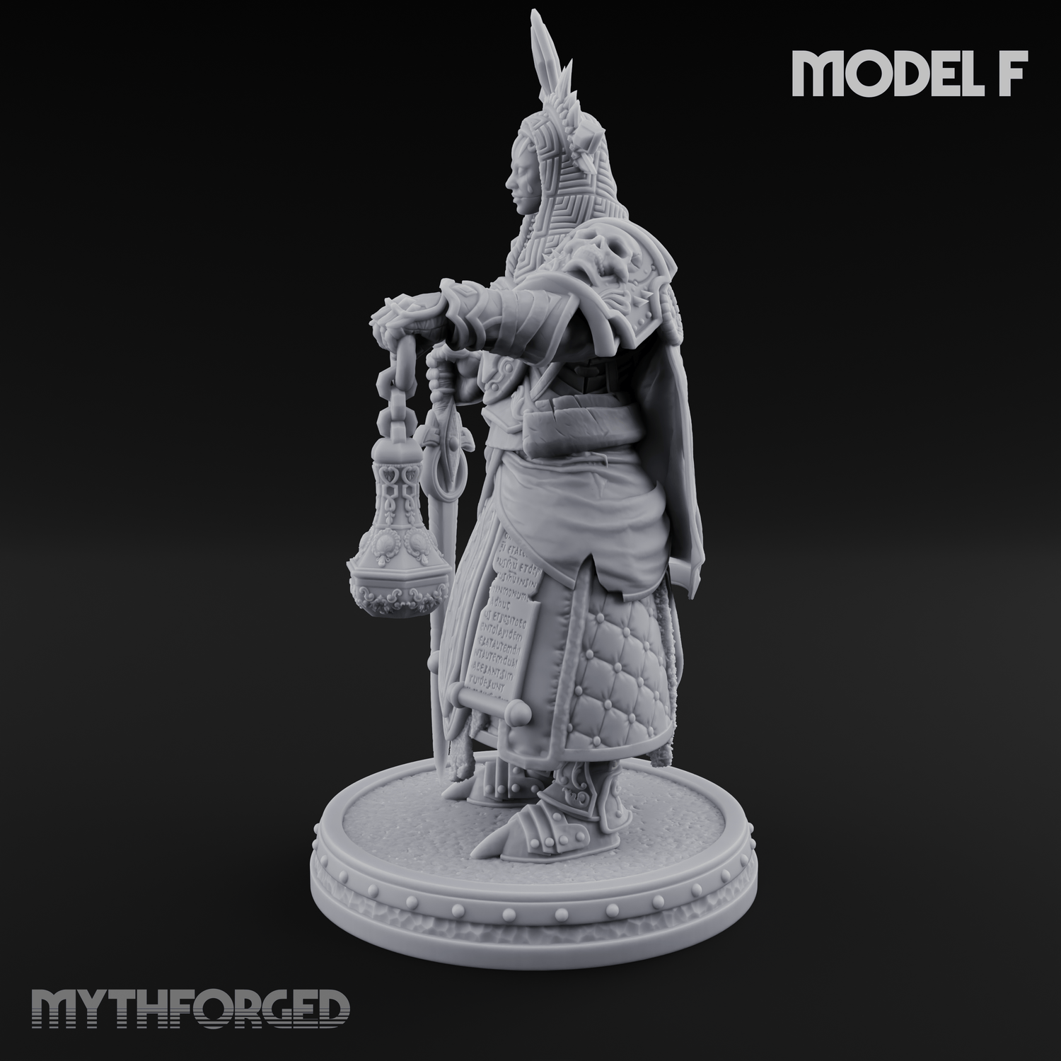 The Unseeing Holy Paladin Order F Miniature for Dungeons and Dragons, Pathfinder or other TTRPGs