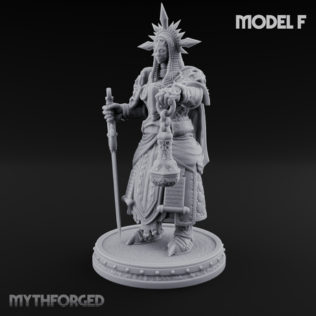 The Unseeing Holy Paladin Order F Miniature for Dungeons and Dragons, Pathfinder or other TTRPGs