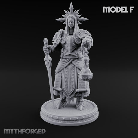 The Unseeing Holy Paladin Order F Miniature for Dungeons and Dragons, Pathfinder or other TTRPGs