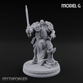 The Unseeing Holy Paladin Order G Miniature for Dungeons and Dragons, Pathfinder or other TTRPGs