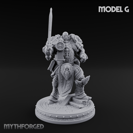 The Unseeing Holy Paladin Order Miniature for Dungeons and Dragons, Pathfinder or other TTRPGs