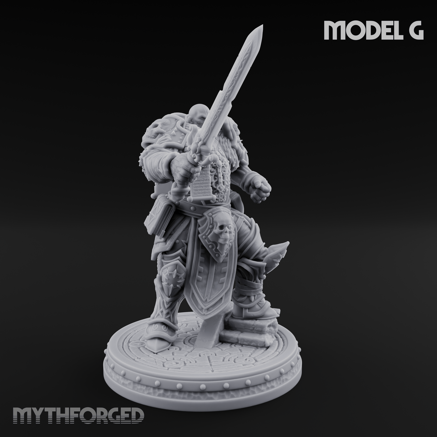 The Unseeing Holy Paladin Order Miniature for Dungeons and Dragons, Pathfinder or other TTRPGs