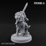 The Unseeing Holy Paladin Order Miniature for Dungeons and Dragons, Pathfinder or other TTRPGs