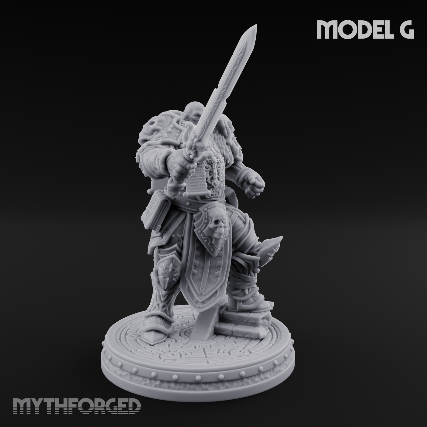 The Unseeing Holy Paladin Order G Miniature for Dungeons and Dragons, Pathfinder or other TTRPGs