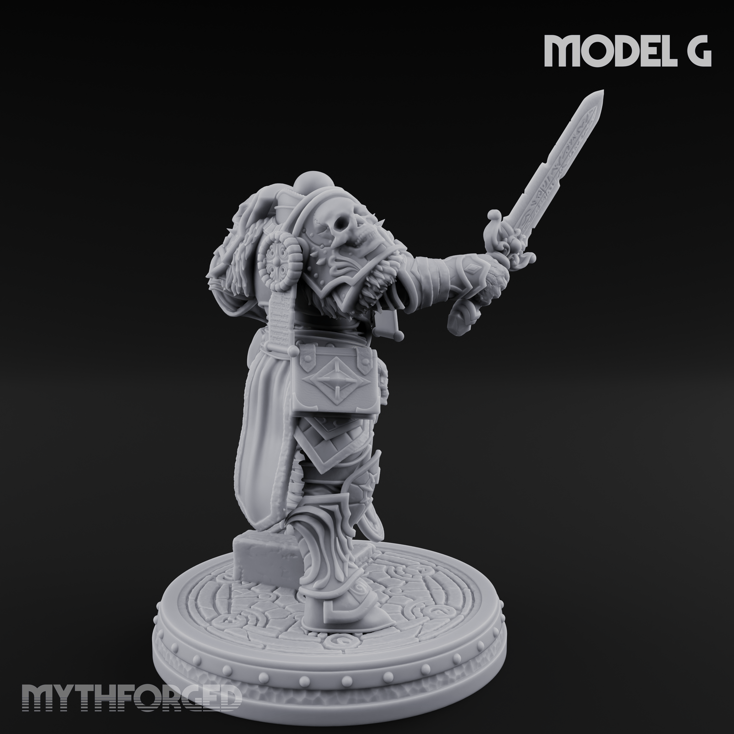 The Unseeing Holy Paladin Order G Miniature for Dungeons and Dragons, Pathfinder or other TTRPGs