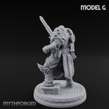 The Unseeing Holy Paladin Order G Miniature for Dungeons and Dragons, Pathfinder or other TTRPGs
