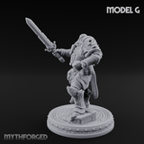 The Unseeing Holy Paladin Order G Miniature for Dungeons and Dragons, Pathfinder or other TTRPGs