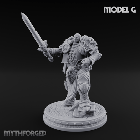 The Unseeing Holy Paladin Order G Miniature for Dungeons and Dragons, Pathfinder or other TTRPGs