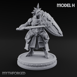 The Unseeing Holy Paladin Order Miniature for Dungeons and Dragons, Pathfinder or other TTRPGs