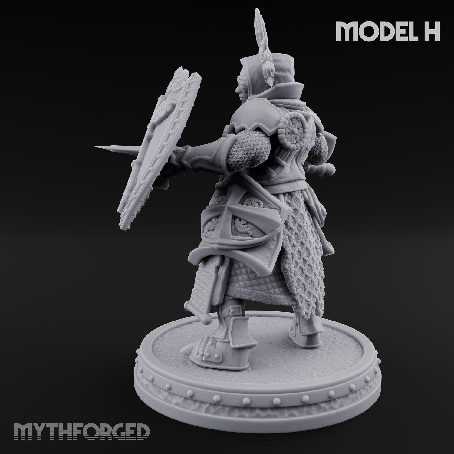 The Unseeing Holy Paladin Order H Miniature for Dungeons and Dragons, Pathfinder or other TTRPGs