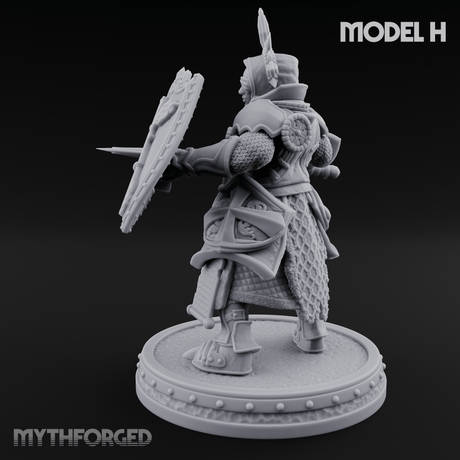 The Unseeing Holy Paladin Order H Miniature for Dungeons and Dragons, Pathfinder or other TTRPGs