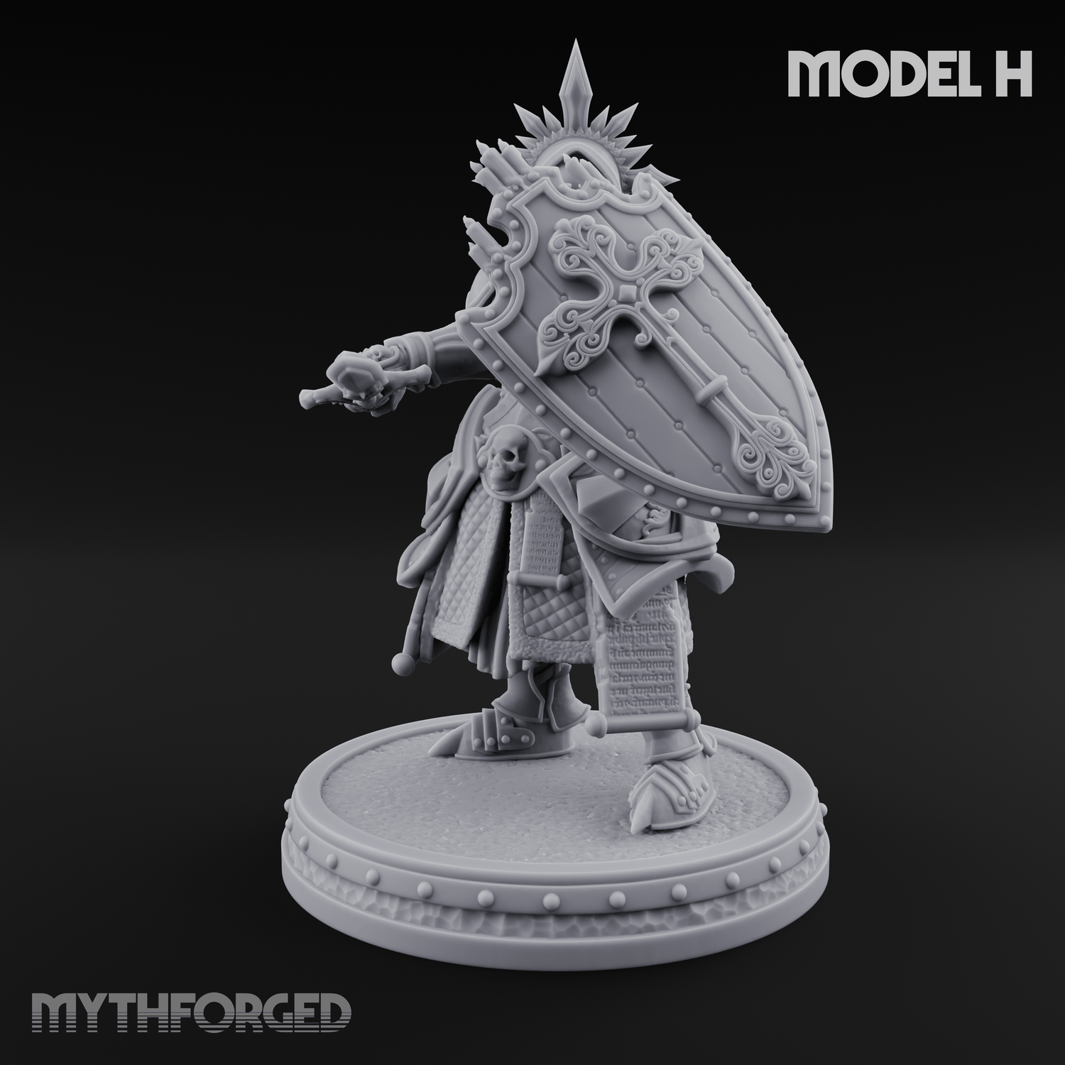 The Unseeing Holy Paladin Order H Miniature for Dungeons and Dragons, Pathfinder or other TTRPGs