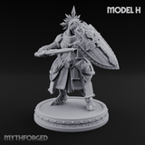 The Unseeing Holy Paladin Order H Miniature for Dungeons and Dragons, Pathfinder or other TTRPGs