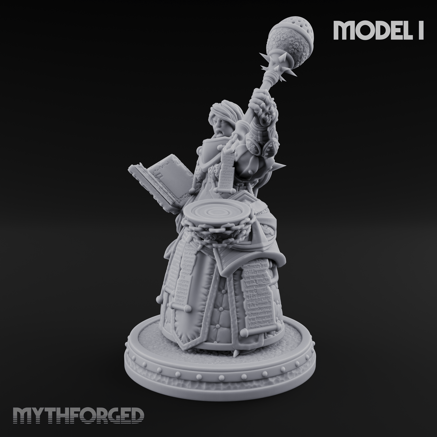 The Unseeing Holy Paladin Order I Miniature for Dungeons and Dragons, Pathfinder or other TTRPGs