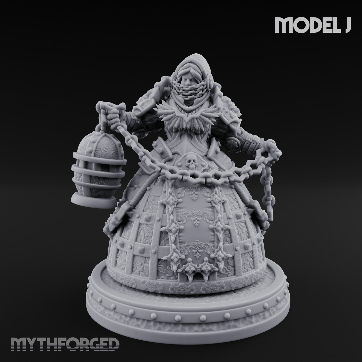 The Unseeing Holy Paladin Order Miniature for Dungeons and Dragons, Pathfinder or other TTRPGs