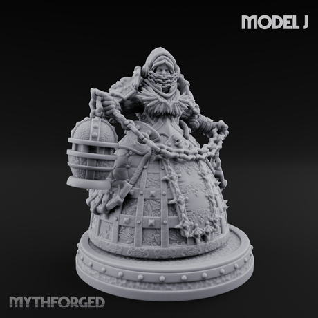 The Unseeing Holy Paladin Order Miniature for Dungeons and Dragons, Pathfinder or other TTRPGs