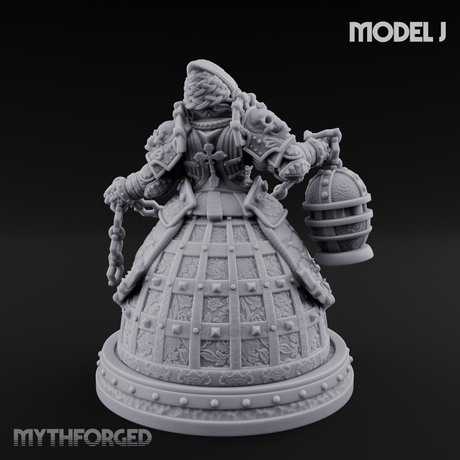 The Unseeing Holy Paladin Order J Miniature for Dungeons and Dragons, Pathfinder or other TTRPGs