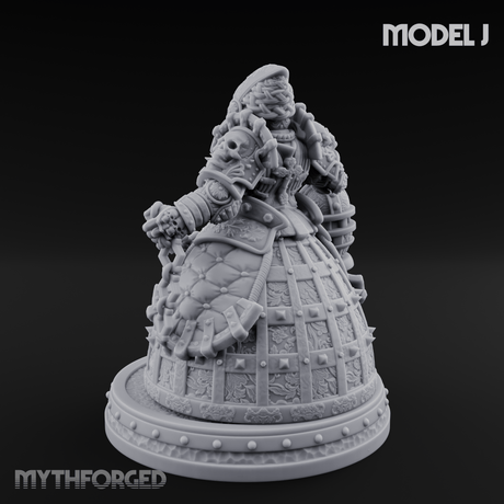 The Unseeing Holy Paladin Order J Miniature for Dungeons and Dragons, Pathfinder or other TTRPGs