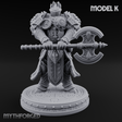 The Unseeing Holy Paladin Order K Miniature for Dungeons and Dragons, Pathfinder or other TTRPGs