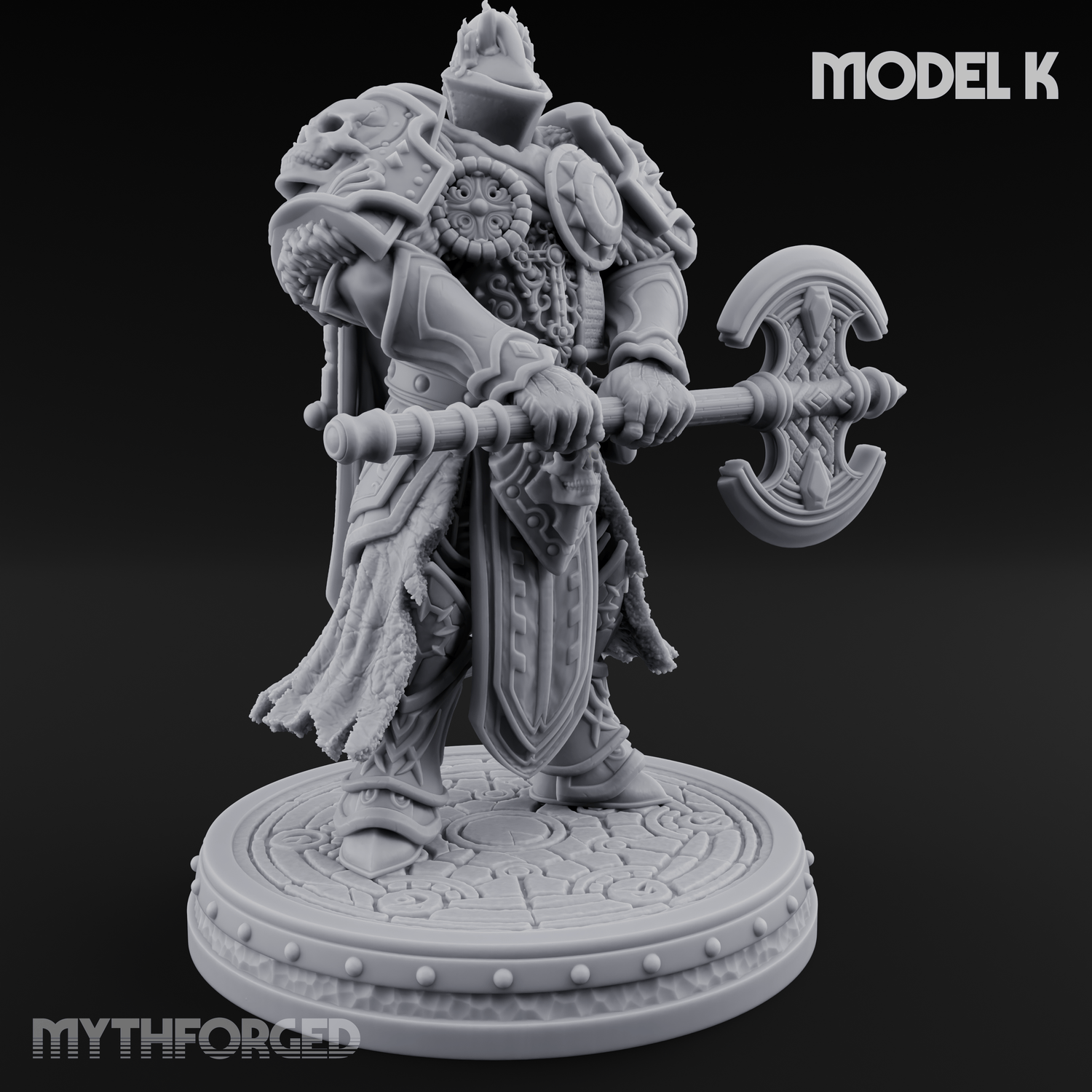 The Unseeing Holy Paladin Order K Miniature for Dungeons and Dragons, Pathfinder or other TTRPGs