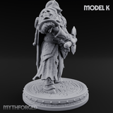 The Unseeing Holy Paladin Order K Miniature for Dungeons and Dragons, Pathfinder or other TTRPGs