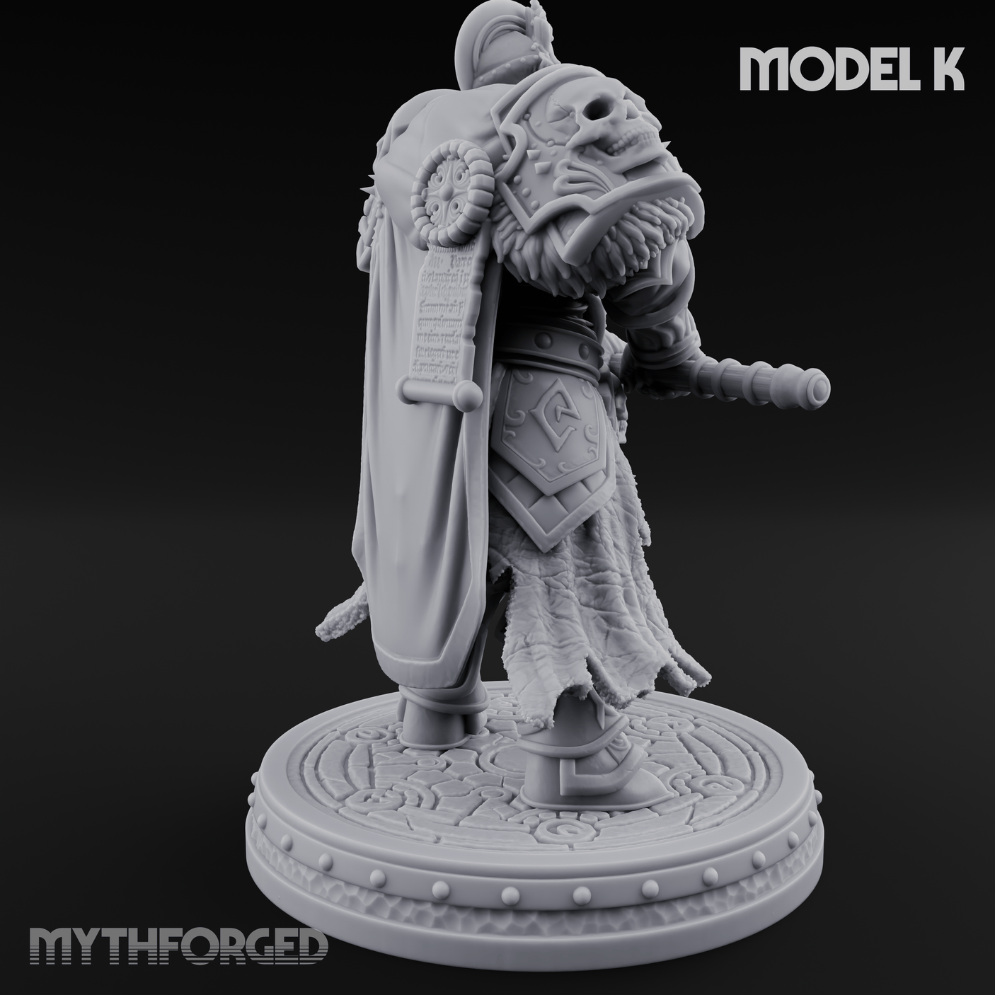 The Unseeing Holy Paladin Order K Miniature for Dungeons and Dragons, Pathfinder or other TTRPGs