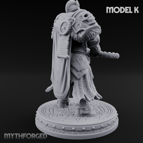 The Unseeing Holy Paladin Order K Miniature for Dungeons and Dragons, Pathfinder or other TTRPGs