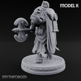 The Unseeing Holy Paladin Order K Miniature for Dungeons and Dragons, Pathfinder or other TTRPGs