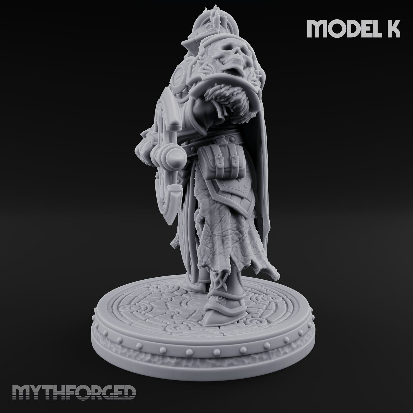 The Unseeing Holy Paladin Order K Miniature for Dungeons and Dragons, Pathfinder or other TTRPGs