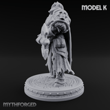 The Unseeing Holy Paladin Order K Miniature for Dungeons and Dragons, Pathfinder or other TTRPGs
