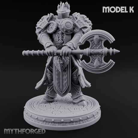 The Unseeing Holy Paladin Order K Miniature for Dungeons and Dragons, Pathfinder or other TTRPGs