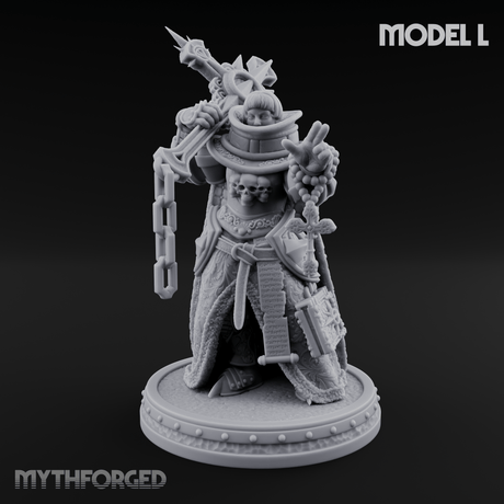 The Unseeing Holy Paladin Order Miniature for Dungeons and Dragons, Pathfinder or other TTRPGs