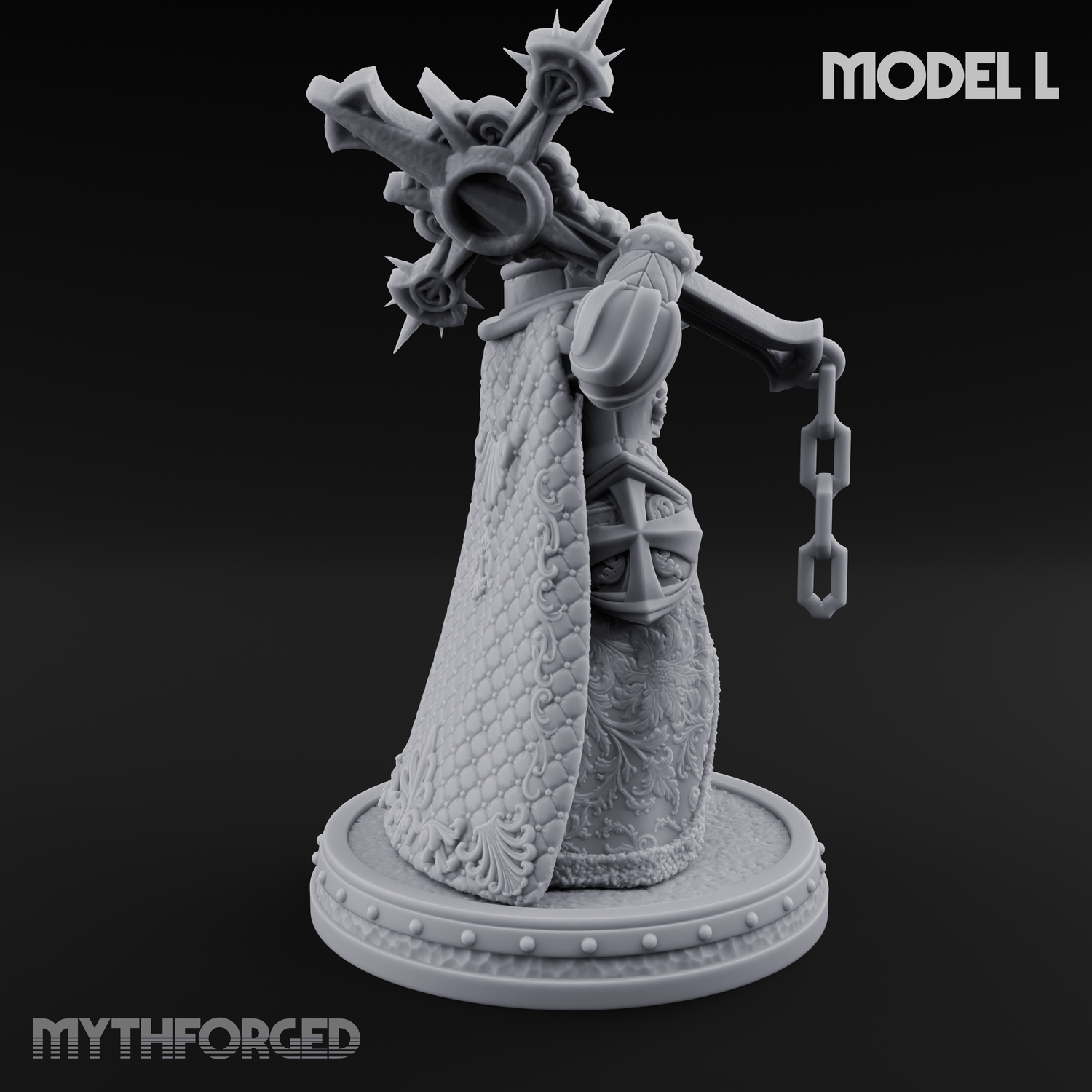The Unseeing Holy Paladin Order L Miniature for Dungeons and Dragons, Pathfinder or other TTRPGs