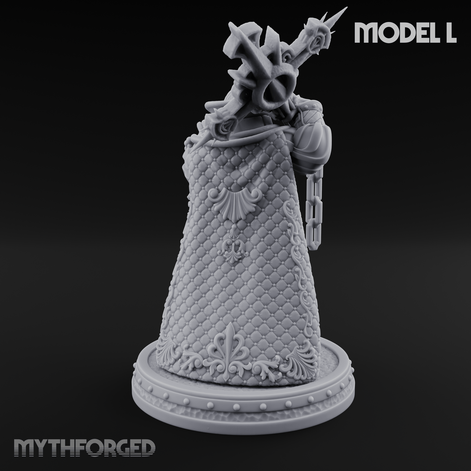 The Unseeing Holy Paladin Order L Miniature for Dungeons and Dragons, Pathfinder or other TTRPGs