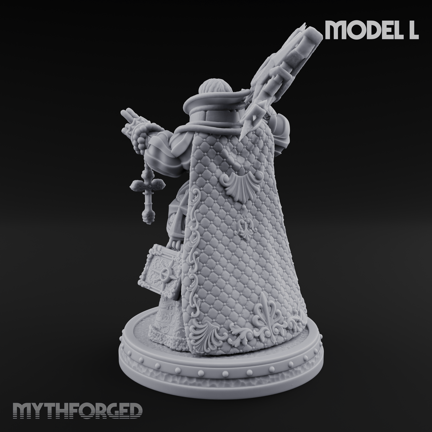 The Unseeing Holy Paladin Order L Miniature for Dungeons and Dragons, Pathfinder or other TTRPGs