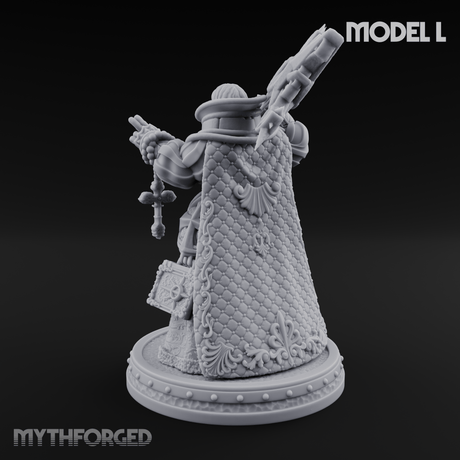 The Unseeing Holy Paladin Order L Miniature for Dungeons and Dragons, Pathfinder or other TTRPGs