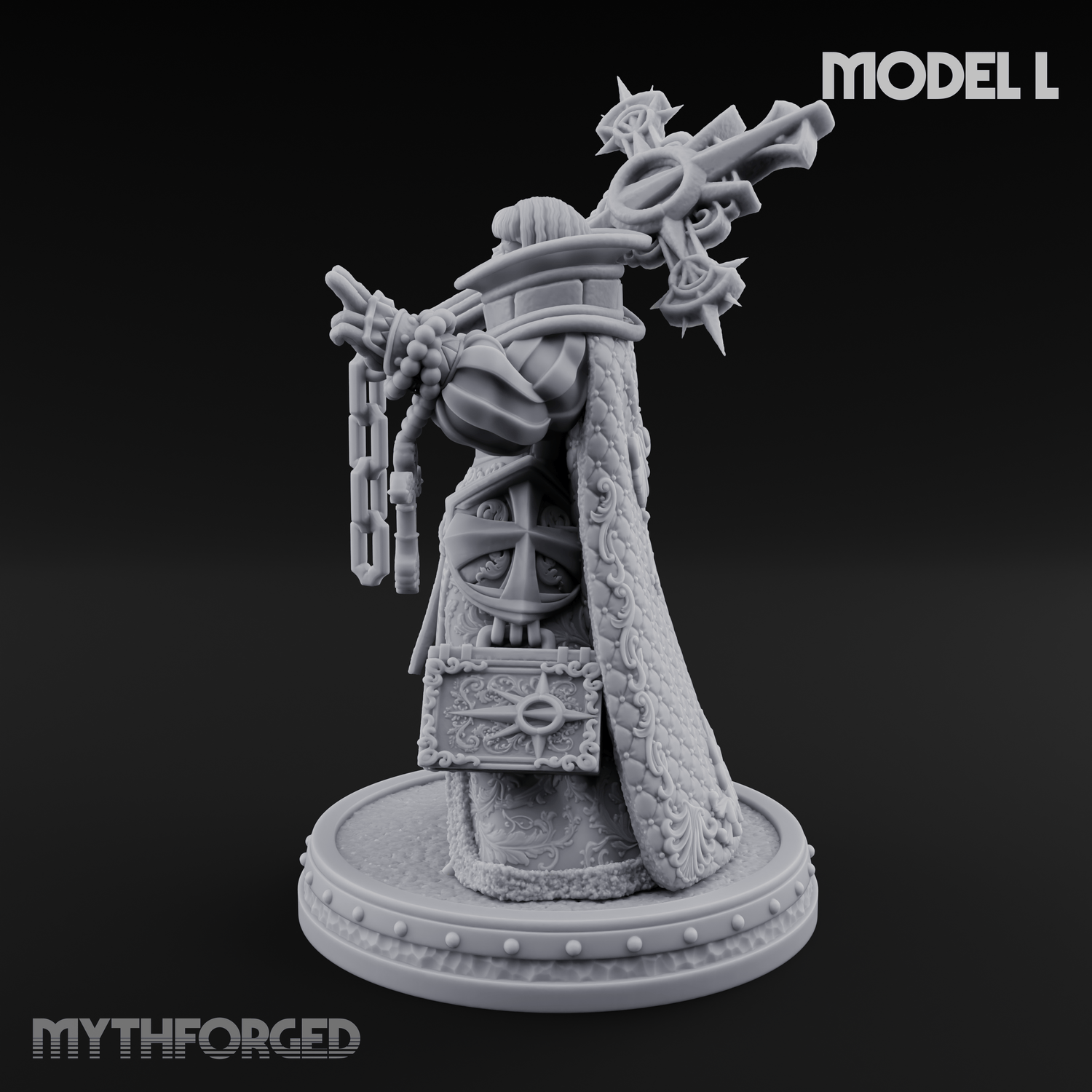 The Unseeing Holy Paladin Order L Miniature for Dungeons and Dragons, Pathfinder or other TTRPGs