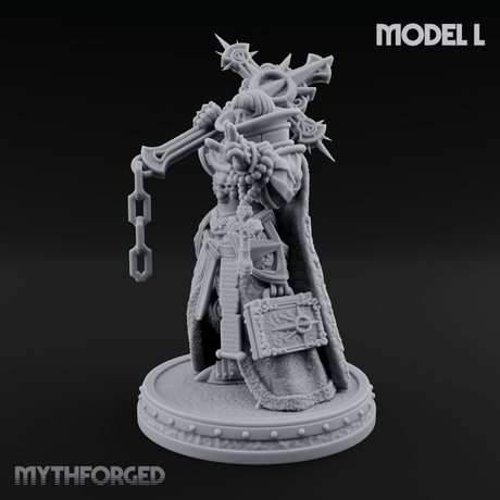 The Unseeing Holy Paladin Order L Miniature for Dungeons and Dragons, Pathfinder or other TTRPGs