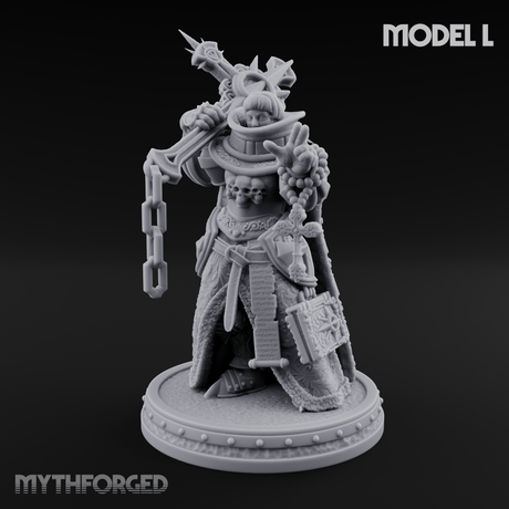 The Unseeing Holy Paladin Order L Miniature for Dungeons and Dragons, Pathfinder or other TTRPGs