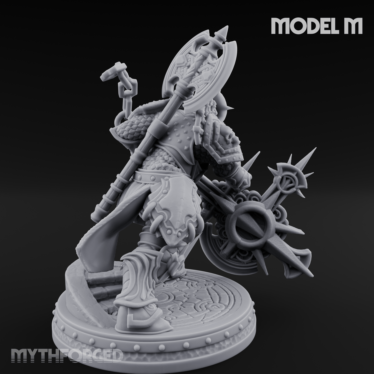 The Unseeing Holy Paladin Order M Miniature for Dungeons and Dragons, Pathfinder or other TTRPGs